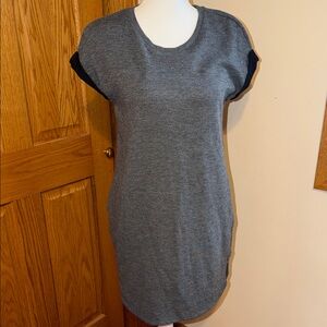 Paraphrase Gray Short Sleeve Dress Tee